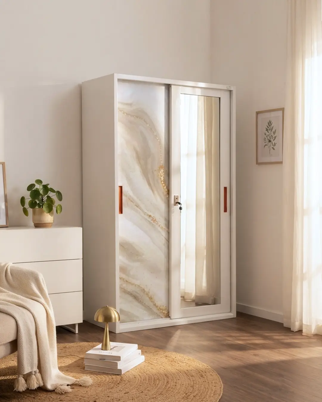 Lemari Besi 3 Pintu Imah Furniture, Gratis Ongkir Tanpa Minimal Pembelian! Belanja Sekarang ke Whatsapp Sales Kami, Bisa COD!