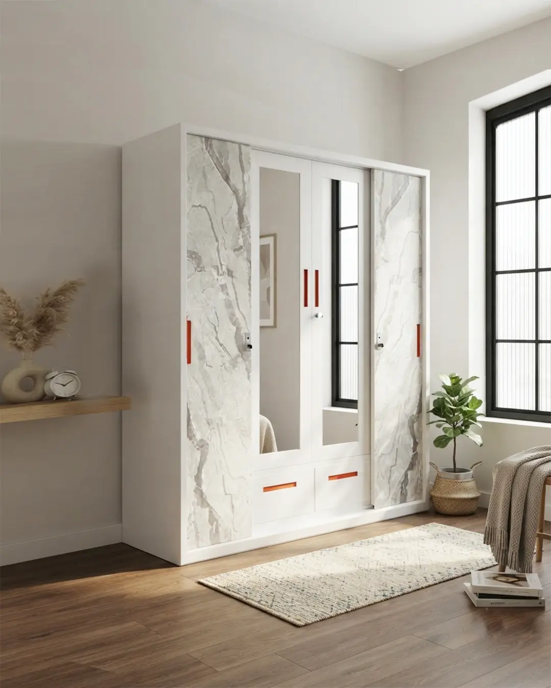 Lemari Besi 3 Pintu Imah Furniture, Gratis Ongkir Tanpa Minimal Pembelian! Belanja Sekarang ke Whatsapp Sales Kami, Bisa COD!