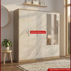 Beli lemari besi 5 pintu dari Imah Furniture, sudah pasti Gratis Ongkir tanpa minimal pembelian dan Bisa COD! Yuk belanja Via WA Sekarang!