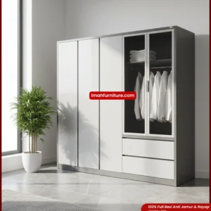 Beli lemari besi 5 pintu dari Imah Furniture, sudah pasti Gratis Ongkir tanpa minimal pembelian dan Bisa COD! Yuk belanja Via WA Sekarang!