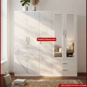 Beli lemari besi 5 pintu dari Imah Furniture, sudah pasti Gratis Ongkir tanpa minimal pembelian dan Bisa COD! Yuk belanja Via WA Sekarang!